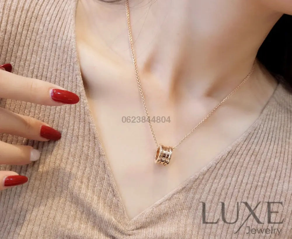 [Owatch ™️]ZERO 1 PINK GOLD NECKLACE Pink Gold Necklaces