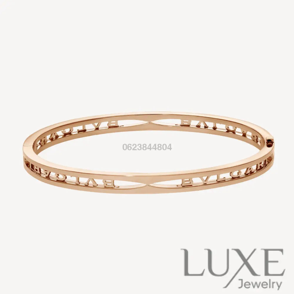 OWATCH™️ZERO 1 SPIRAL LOGO PINK GOLD BRACELET Pink Gold Bracelets