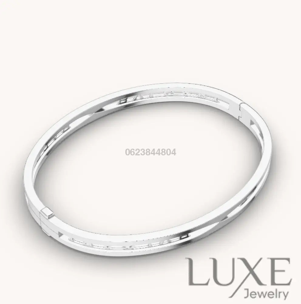 OWATCH™️ZERO 1 SPIRAL LOGO SILVER BRACELET Silver Bracelets