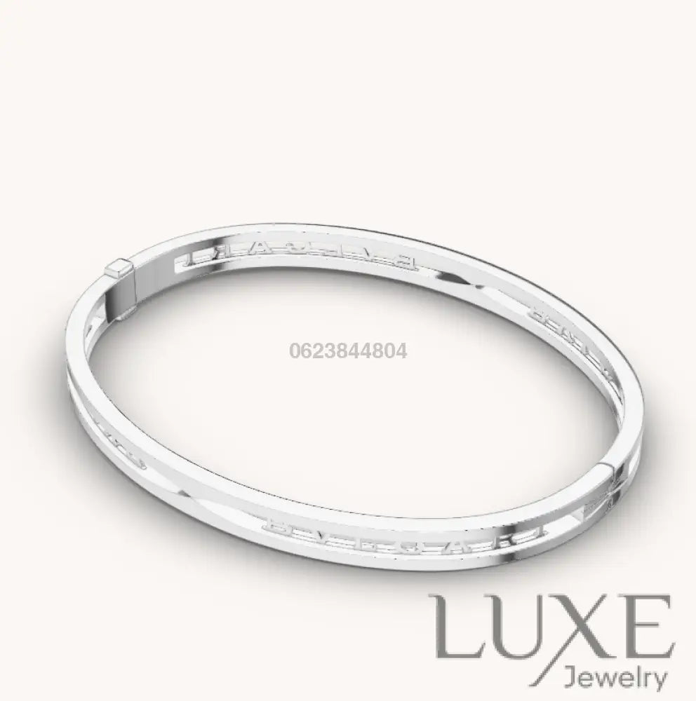 OWATCH™️ZERO 1 SPIRAL LOGO SILVER BRACELET Silver Bracelets