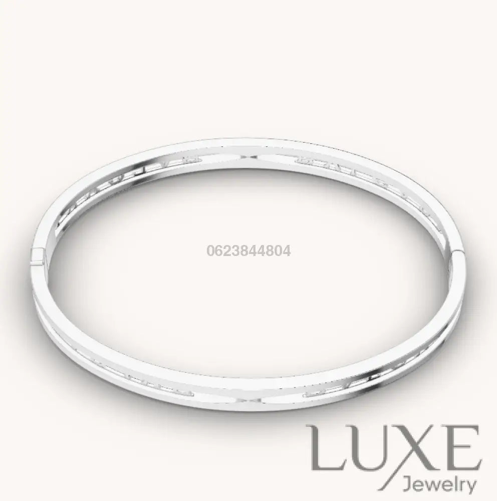 OWATCH™️ZERO 1 SPIRAL LOGO SILVER BRACELET Silver Bracelets