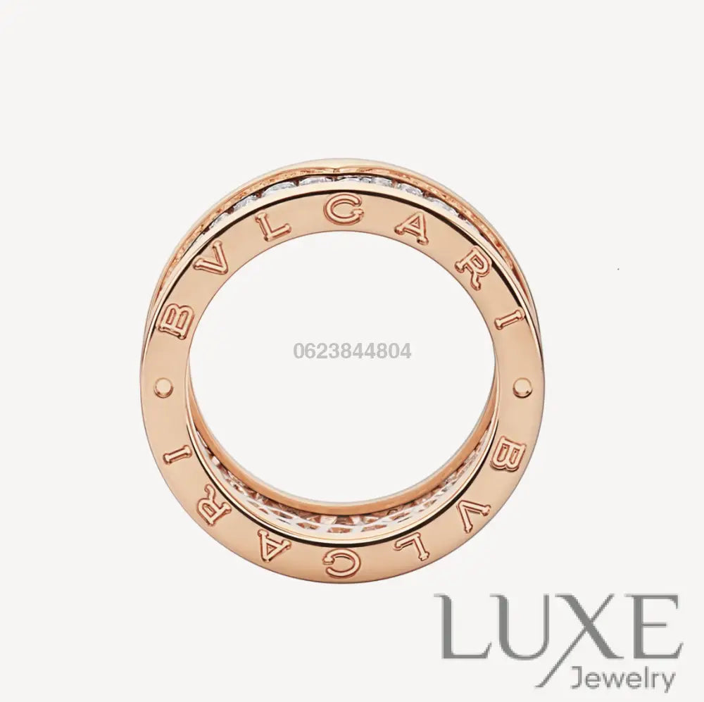 [Owatch™]ZERO 1 WITH PAVED DIAMONDS ON THE SPIRAL RING Rings