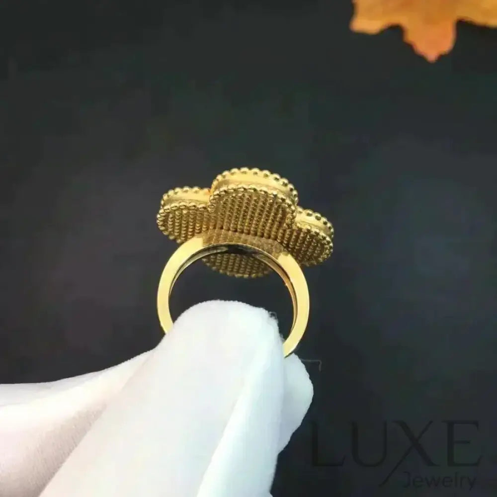 watch™️CLOVER MALACHITE RING Rings